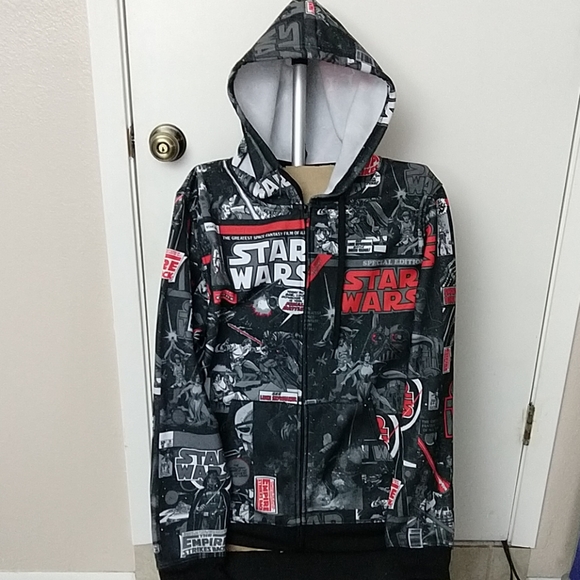 star wars zipper hoodie